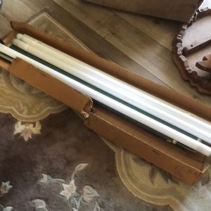 Da Lite Comet classic vintage projector screen with lighting.